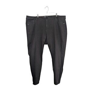 Lane Bryant Womens Black High Rise Skinny Jeans Sz 28 Ultimate Stretch Slimming